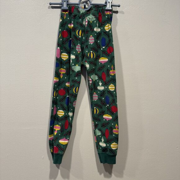 Hanna Andersson Pajamas Cotton Matching Long John Christmas Green Kids 120 6-7 - Picture 8 of 9